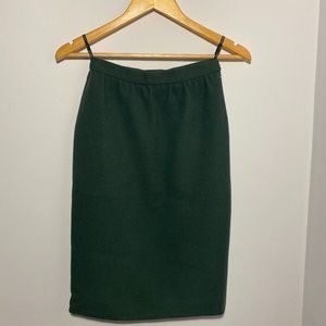 Givenchy - Vintage Forest Green Pencil Skirt